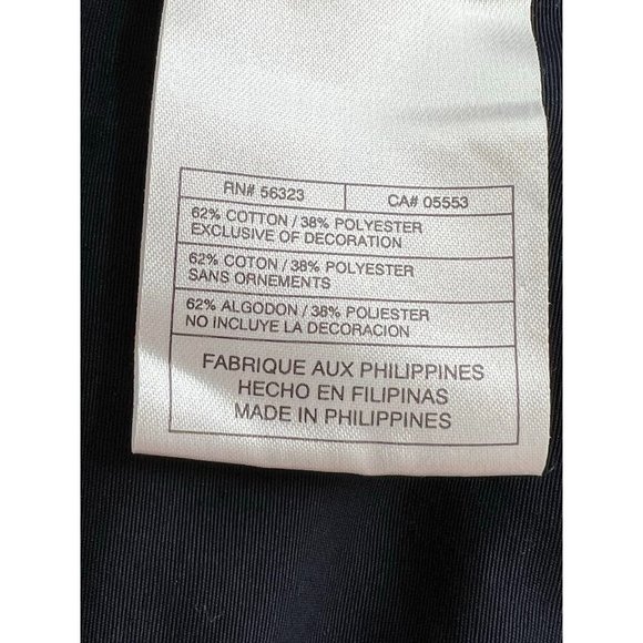 Nike Womens Jacket S Med Navy Blue w/Neon Yellow Cuffs (opt)  "Jean" Style Zip - Picture 5 of 8